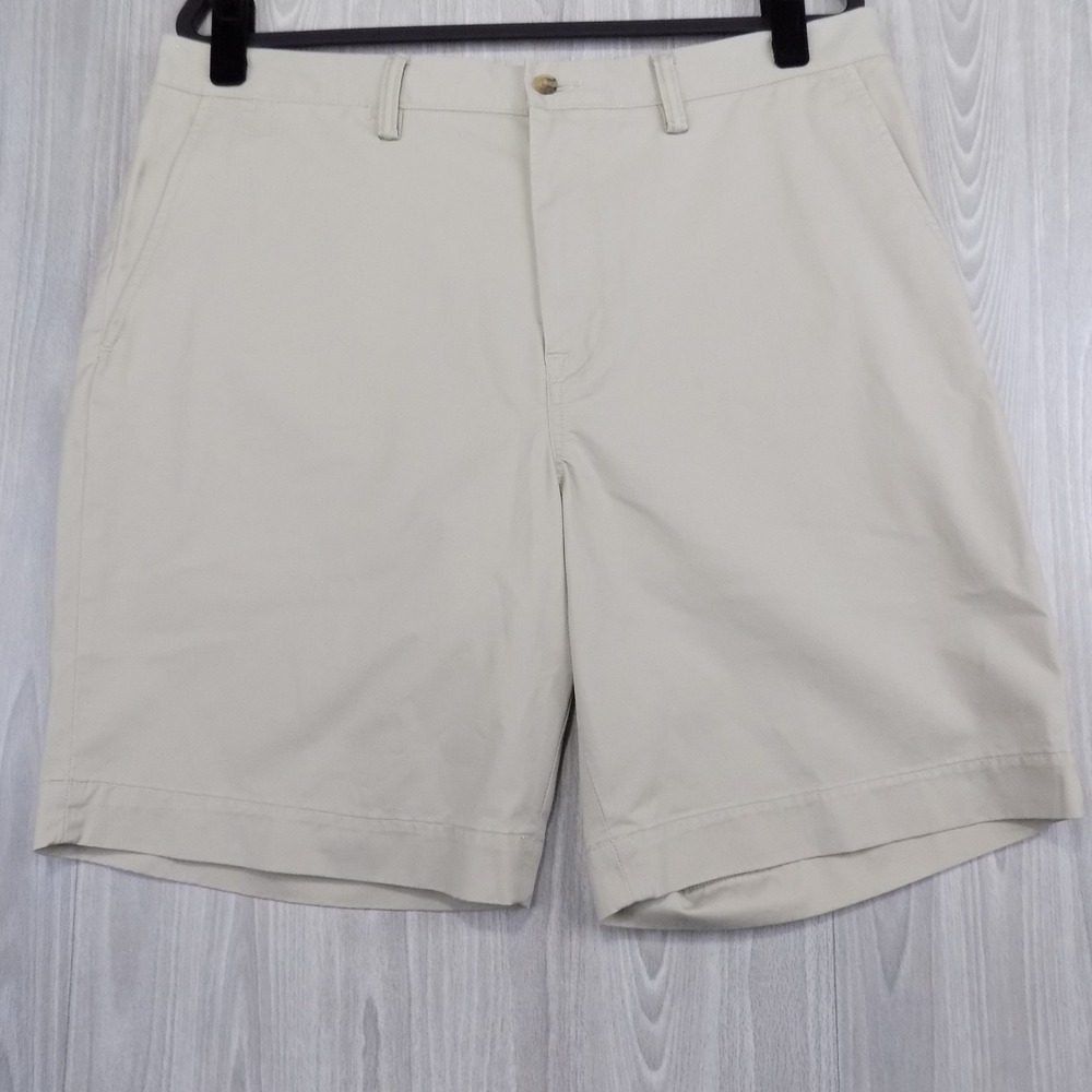 Polo Ralph Lauren Stretch Classic Fit Shorts Mens 36 Khaki Chino EUC